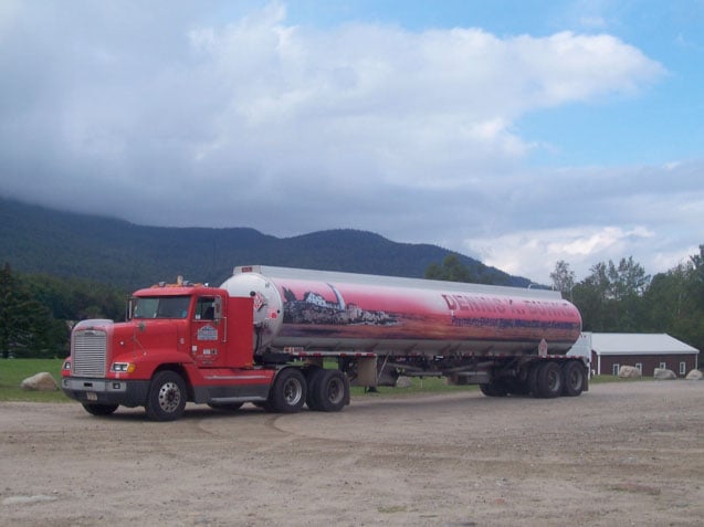Dennis K Burke fuel tanker at Mount Washington