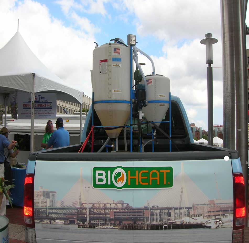 Bioheat biofuels pickup truck