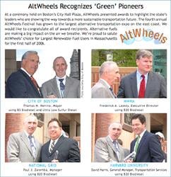 AltWheels recognizes green pioneers AltWheels recognizes green pioneers