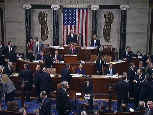 image of a session in the US House of Representatives