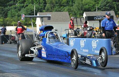 PESA dragster at the starting line