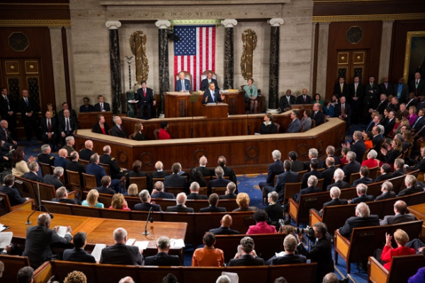 image of speech in the US House of Representatives