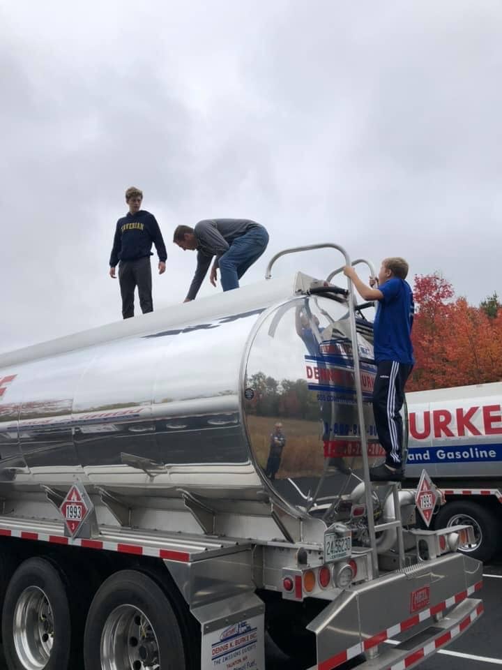 Ted & boys on Trucks 10-2019