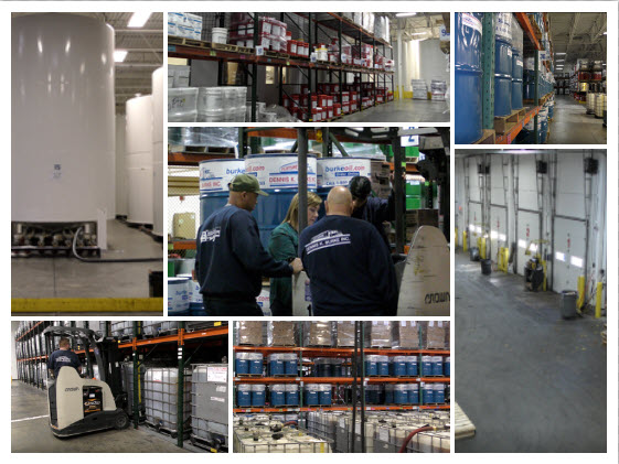 Lube Ops Warehouse Collage