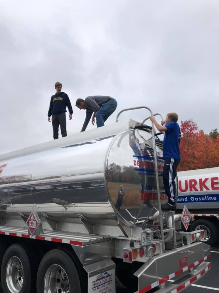 Ted & boys on Trucks 10-2019